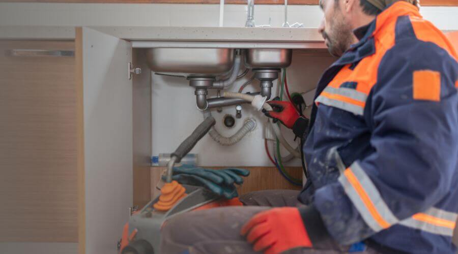 Camera Pipe Inspection Under Slab in Granite, CO